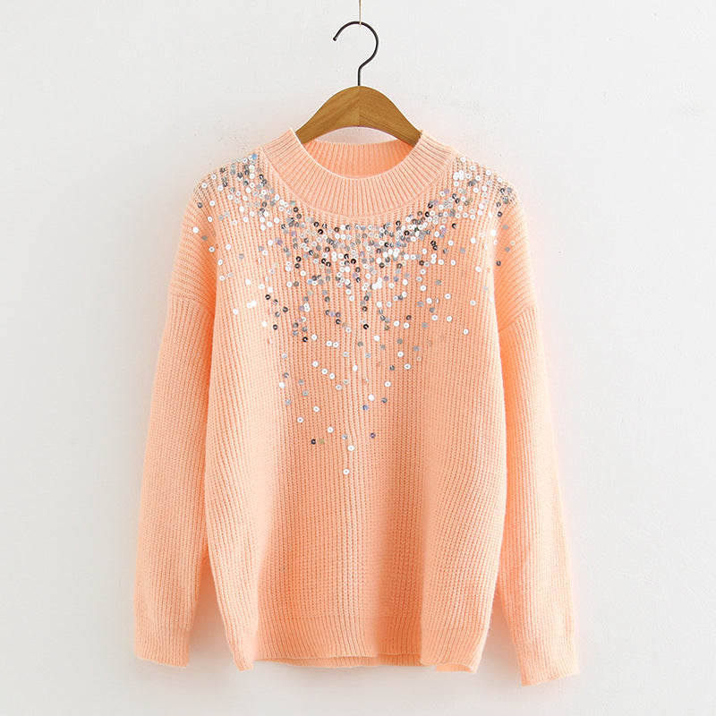 Too Cool Sequin Knit Sweater