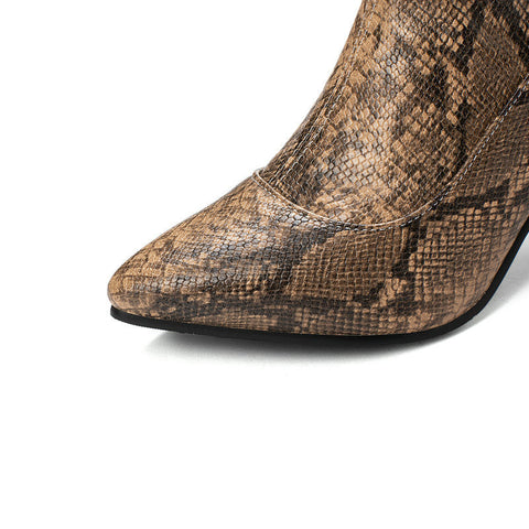 The Chic Standard Snake Boots