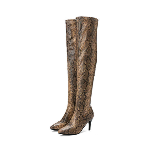 The Chic Standard Snake Boots