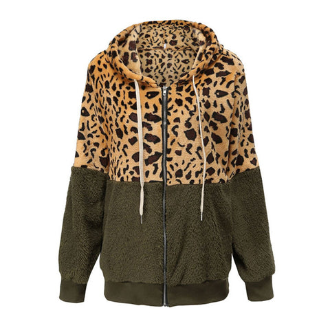 Leopard Camouflage Patchwork Jacket