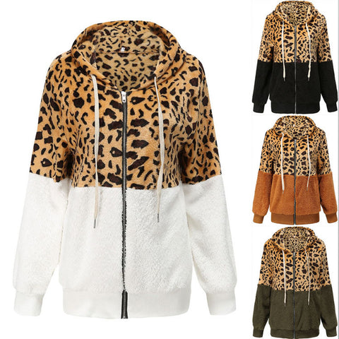 Leopard Camouflage Patchwork Jacket