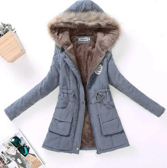 Casual Warm Fur Outwear Parka