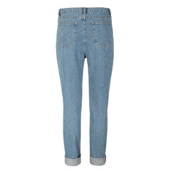 Stop Worrying Easy Waist Mom Jeans - Medium Blue Wash