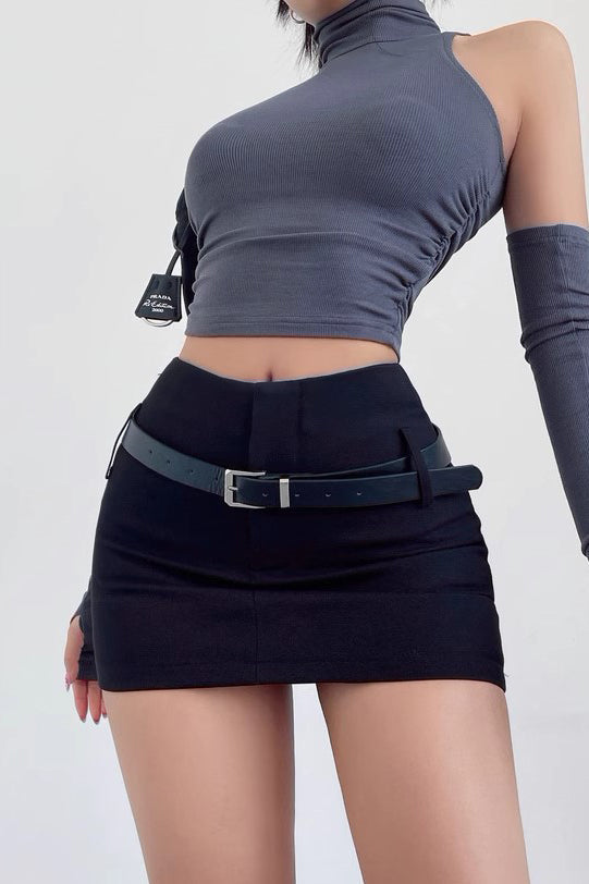 High Waist Wrap Hip Skirt Sexy Tight Half Body Skirt