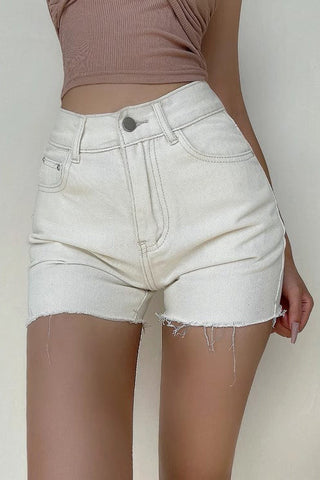 High Waist Denim Shorts