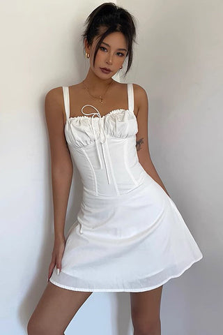 Sexy Kleid mit Schnürung und Brustgurt