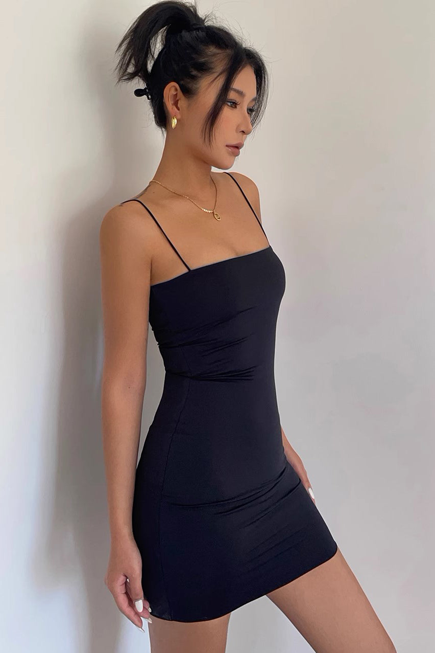 Sexy Tight Wrapped Hip Strap Elastic Dress