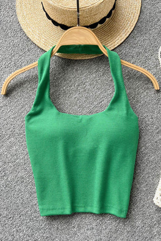 Off Shoulder Halter Camisole Skinny Ladies Tank Top