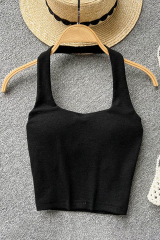 Off Shoulder Halter Camisole Skinny Ladies Tank Top