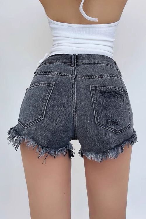 Zerrissene Jeansshorts