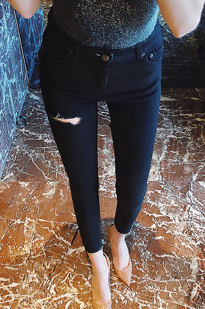 High Waist Slim Stature Jeans