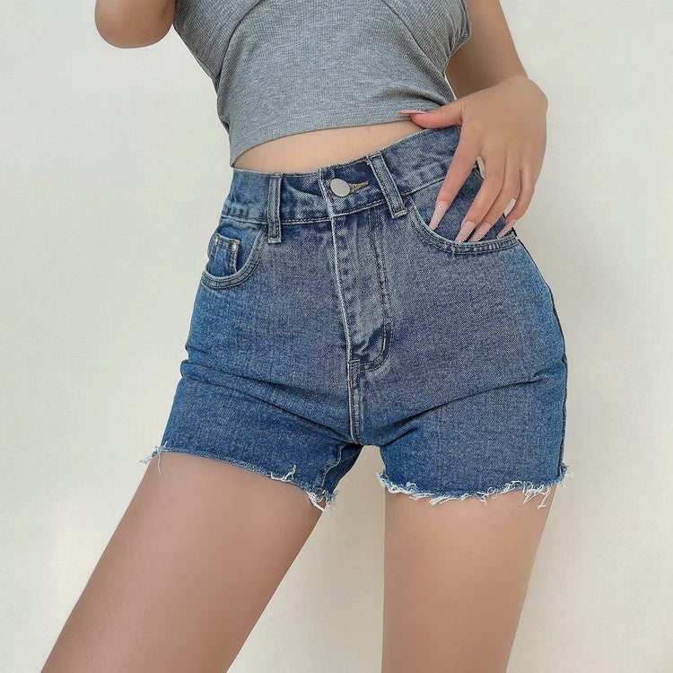 High Waist Denim Shorts