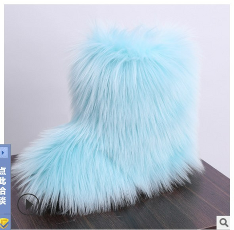 Casual Furry Softener Warm Snow Boots