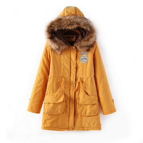 Casual Warm Fur Outwear Parka