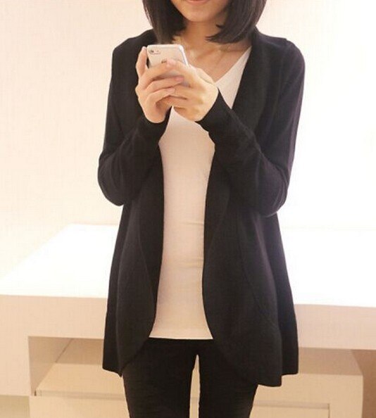 Casual Long Cotton Cardigan Sweater