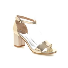 Star Struck Metallic Block Heels