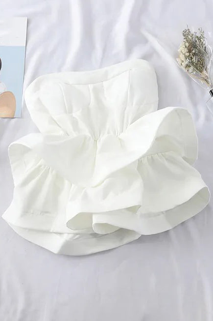 Off Shoulder Ruffle Top Comfy Shirt Elegant High Waist Wrap Blouse Ladies Tops