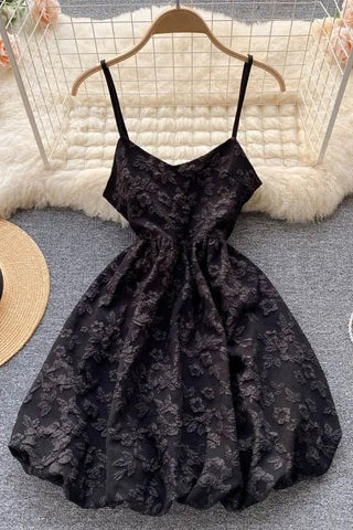 Mini Dress Strap Backless Lace Bandage Jacquard Gothic Dress