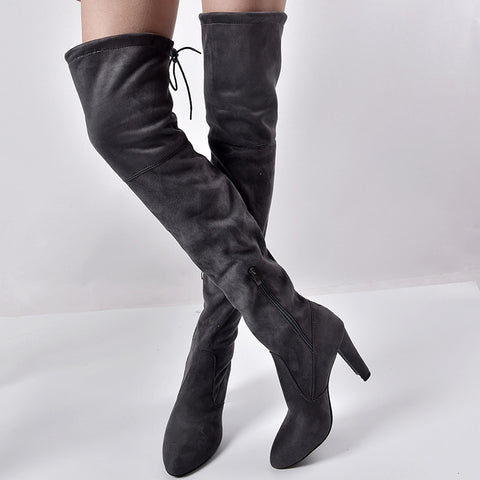 Stylish Moment Over The Knee Boots