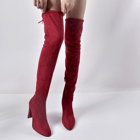 Stylish Moment Over The Knee Boots