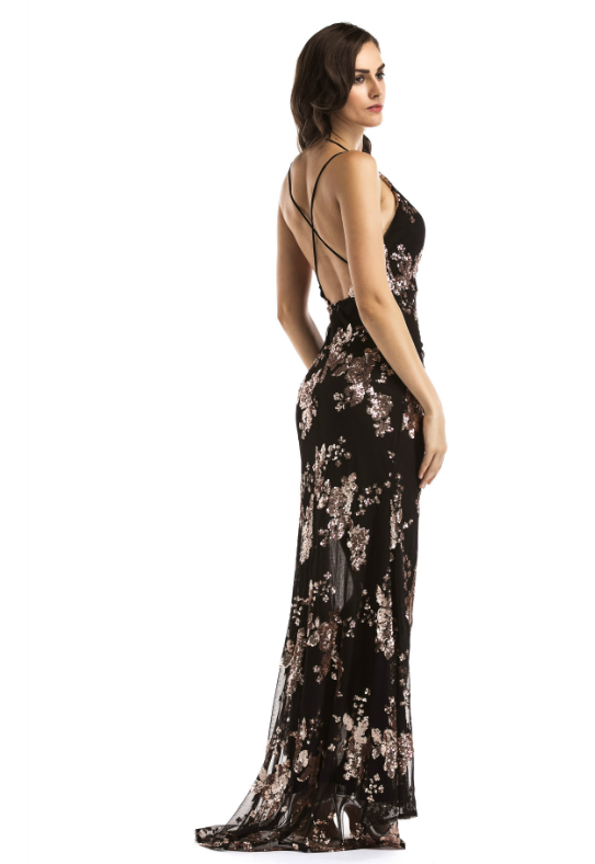 Sequin Luxury Night Club Party Dress