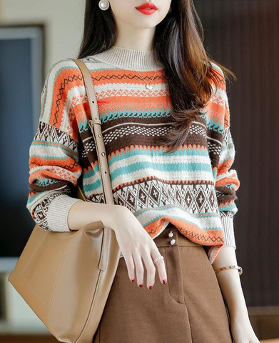 Retro Rustic Design Sweaters