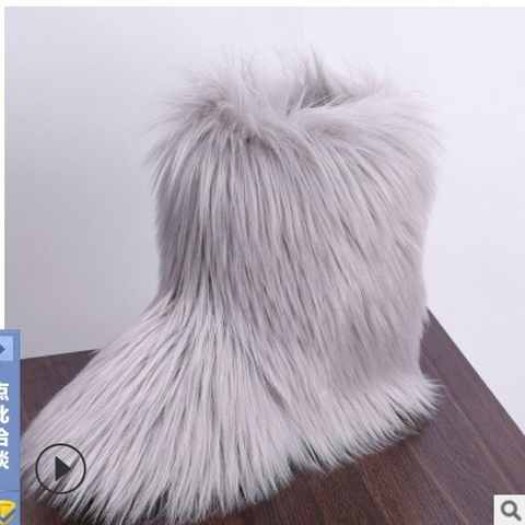 Casual Furry Softener Warm Snow Boots