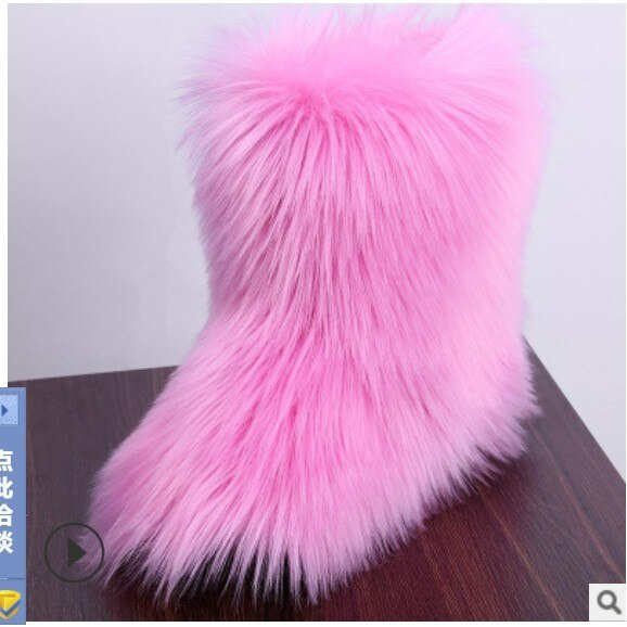 Casual Furry Softener Warm Snow Boots