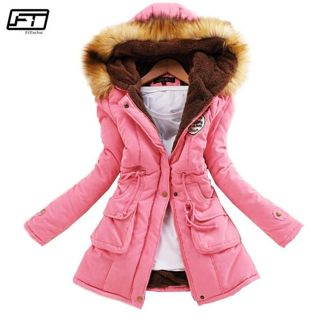 Casual Warm Fur Outwear Parka