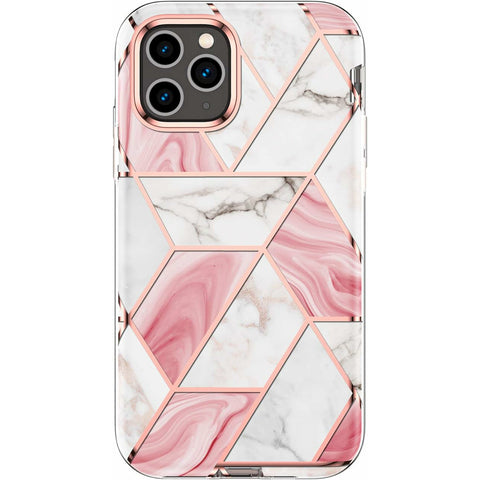 Full Body Stylish Bling Chrome Shockproof Protective Case With Built-In Screen Protector For Iphone 11 12 13 14