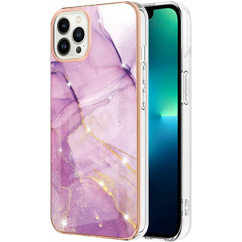 Phone Case For Iphone Case With Glitter Marble Design Phone Cover Soft Tpu Silicone Bumper Protective Case For Apple Iphone 12 13 14 15