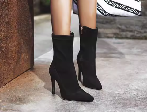 Hot Like Fire Pointed Toe Stiletto Booties