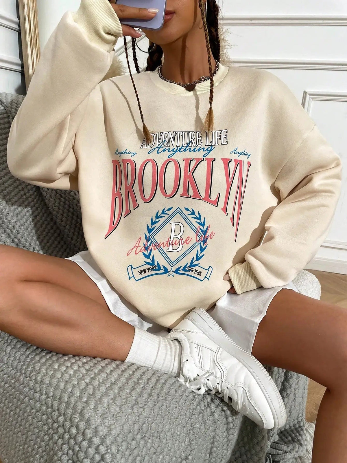 Adventure Life Brooklyn York Printed Sweatshirt