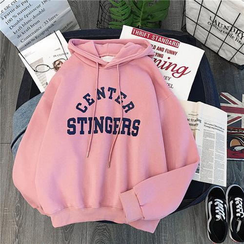 CENTER STINGERS Printed Cool Hoodies