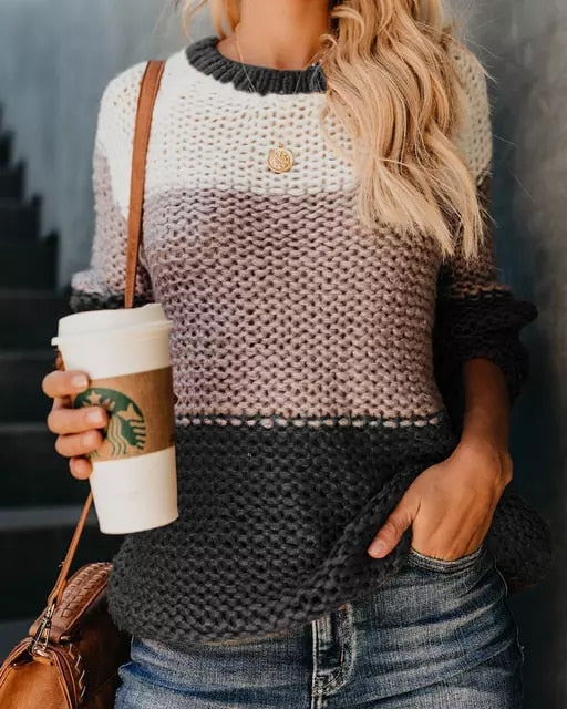 Lässige Strickpullover