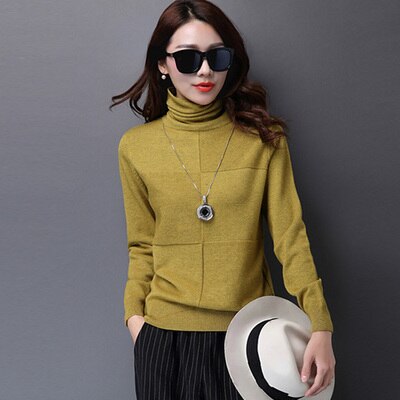 Casual Daily Winter Clothing Turtleneck Sweaters