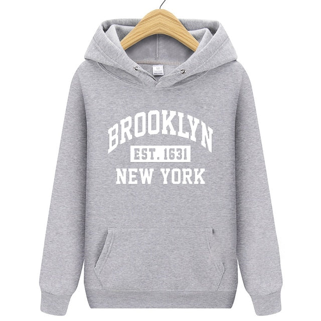 EST 1631 Brooklyn York Winter Herbst Männer Hoodies