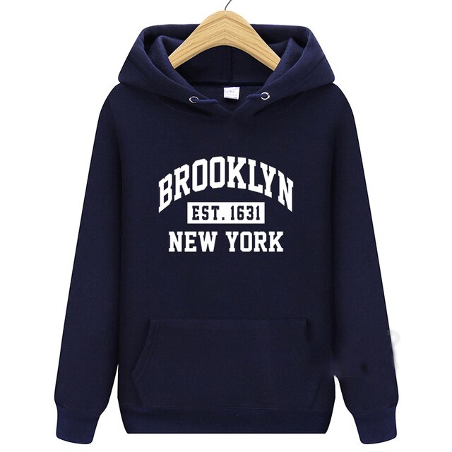 EST 1631 Brooklyn York Winter Herbst Männer Hoodies