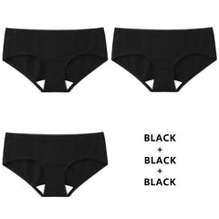3PCS/Set Panties Underwear Seamless Plus Size Briefs Low-Rise Soft Panty Underpants Female Lingerie