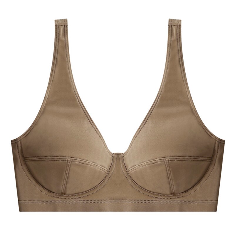 Soutiens-gorge pour sous-vêtements Lingerie Soutien-gorge rembourré Bralette dos ouvert Soutien-gorge en U profond Soutien-gorge sans fil Confort Sport