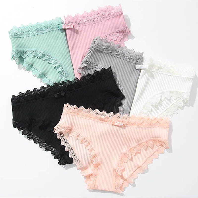 Cotton Panties Comfortable Underwears Low-Rise Underpants Female Lingerie Big Size Ladies Briefs