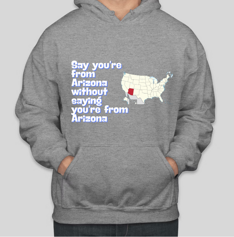 How Arizonan are you? Funny Casual Hoodies