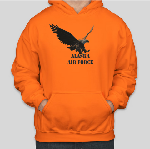 Alaska Air Force Wild Eagle Coole Baumwoll-Hoodies