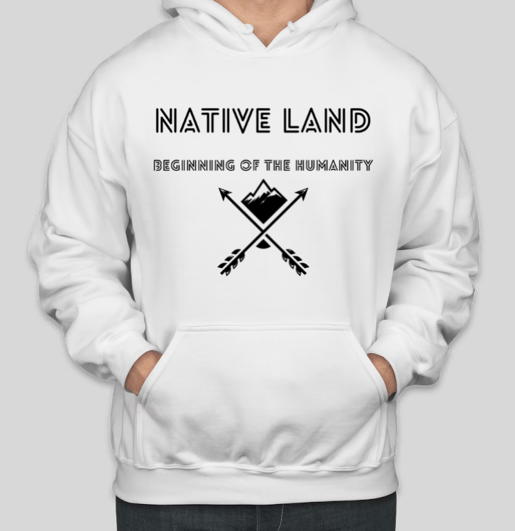 NATIVE LAND Two Arrow Edition Coole Baumwoll-Hoodies