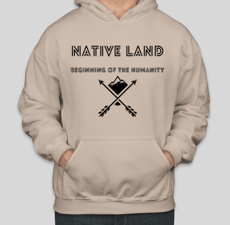 NATIVE LAND Two Arrow Edition Coole Baumwoll-Hoodies