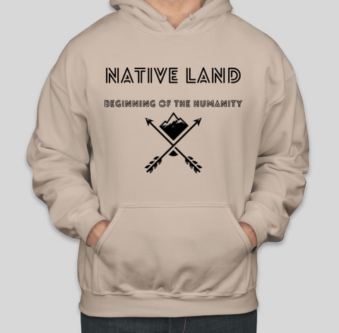 NATIVE LAND Two Arrow Edition Cool Cotton Hoodies