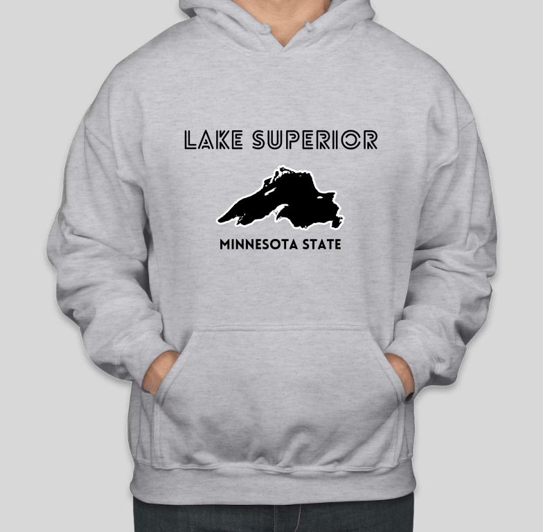 LAKE SUPERIOR Minnesota State Printed Casual COTTON Hoodies