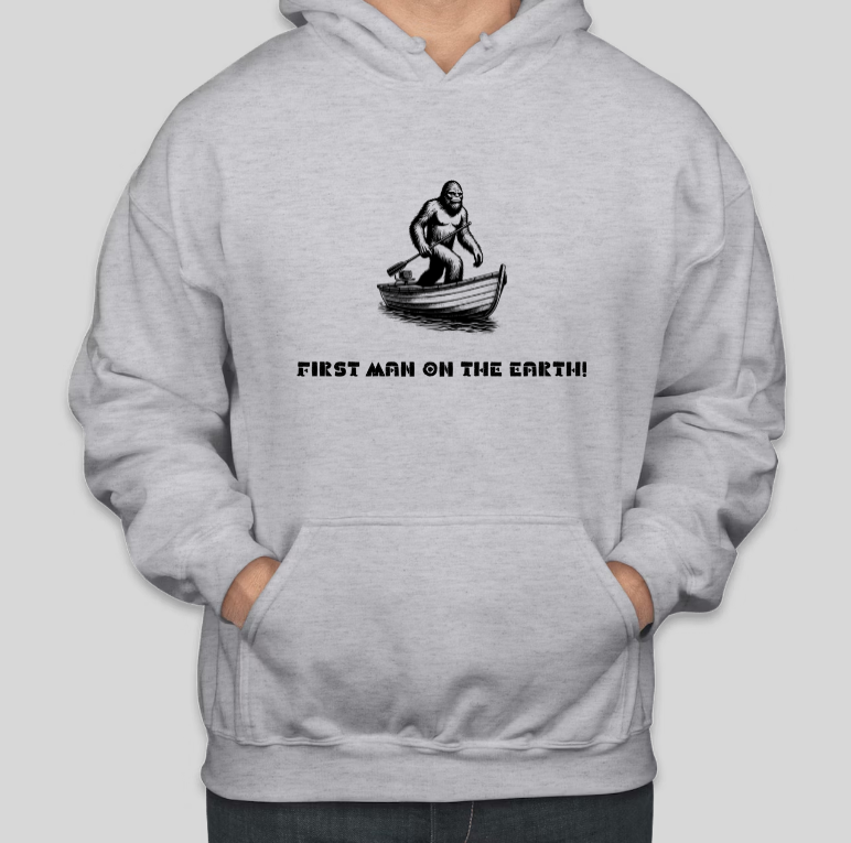 First MAN on the Earth Printed COTTON Casual Hoodies