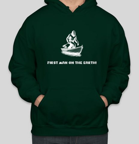 First MAN on the Earth Printed COTTON Casual Hoodies