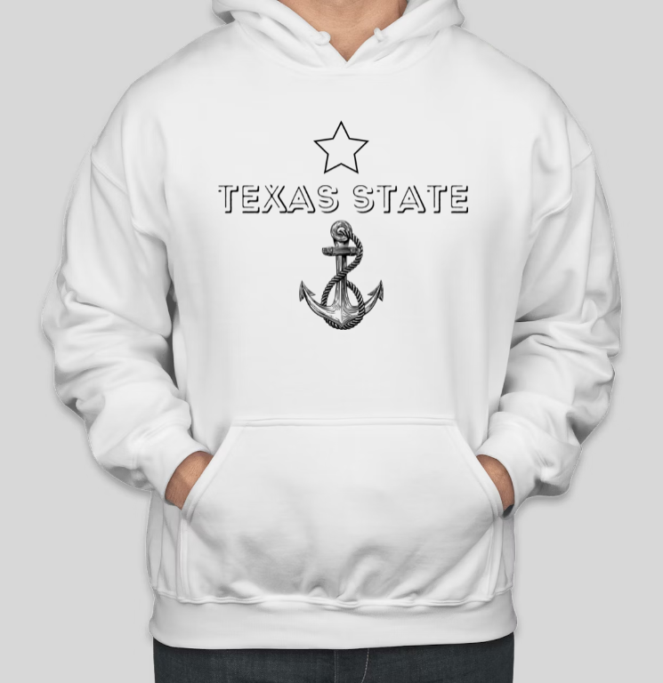 TEXAS STATE Bedruckte Baumwoll-Freizeit-Hoodies